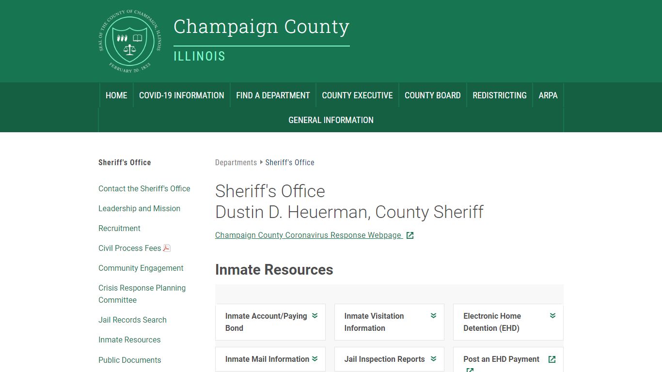 Sheriff's Office | Champaign County Illinois